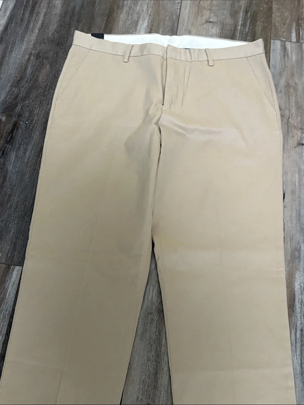 NWT J. Crew Bowery Dress Pant 34x34 Stretch Chino Khaki Slim Preppy Work Office